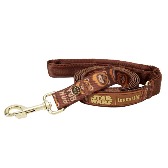 Loungefly Star Wars Ewok Dog Leash Officially Licensed 1"x 72" Brown  NWT - Picture 1 of 7